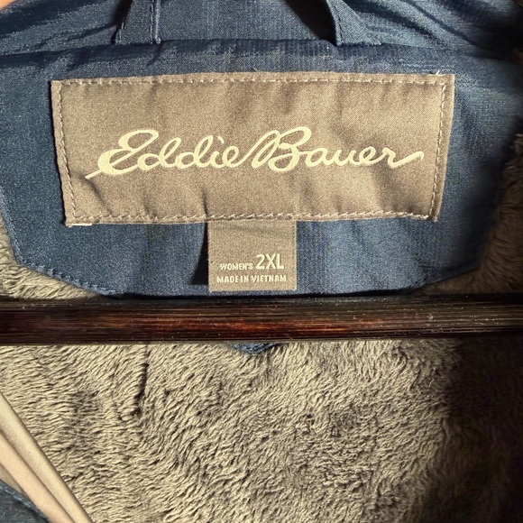 Eddie Bauer Women's Teal Puffer Coat 2XL - Picture 3 of 11